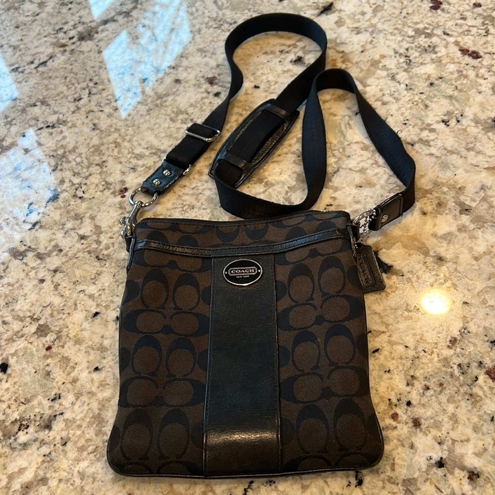 Black Coach Satchel Purse